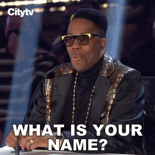 What Is Your Name Kardinal Offishall GIF - What Is Your Name Kardinal Offishall Canadas Got Talent GIFs