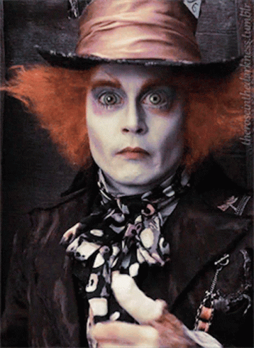 Johnny Depp Mad Hatter GIF - Johnny Depp Mad Hatter Alice In Wonderland GIFs