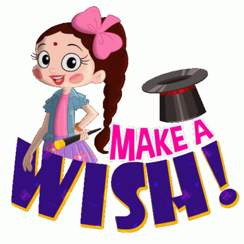 Make A Wish Chutki GIF - Make A Wish Chutki Chhota Bheem GIFs