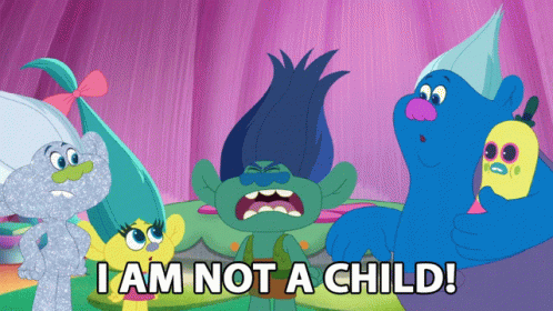 I Am Not A Child Branch GIF