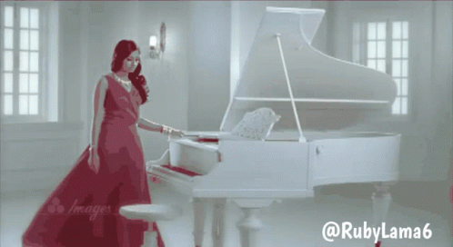 Grand Piano Beautiful GIF - Grand Piano Beautiful Shreya Ghoshal GIFs