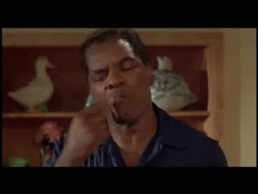 Kitchen Chomp (Clean) GIF - Friday John Witherspoon Eating GIFs