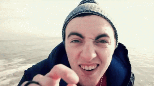 Poking Camera GIF - Mac Miller Best Day Ever Get Up GIFs