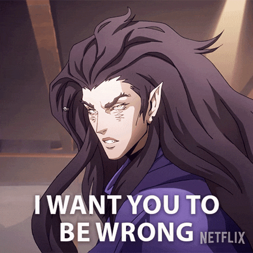I Want You To Be Wrong Striga GIF - I Want You To Be Wrong Striga Castlevania GIFs