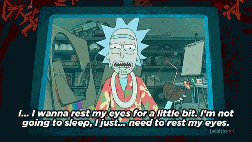 Rick And Morty Sleep GIF - Rick And Morty Sleep Nap GIFs