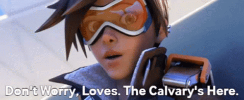 Overwatch Tracer GIF - Overwatch Tracer Calvarys Here GIFs