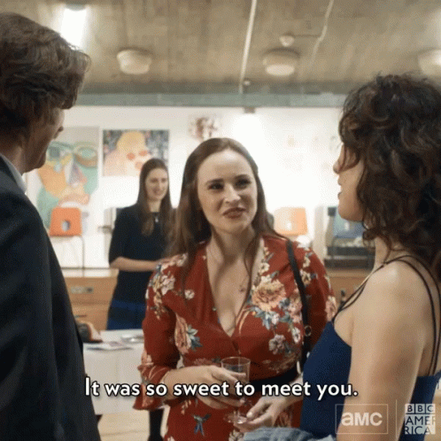 I Was So Sweet To Meet You Nice To Meet You GIF - I Was So Sweet To Meet You Nice To Meet You Im Glad GIFs