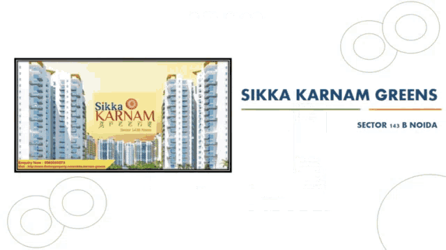 an advertisement for a residential township called sikkka karnam
