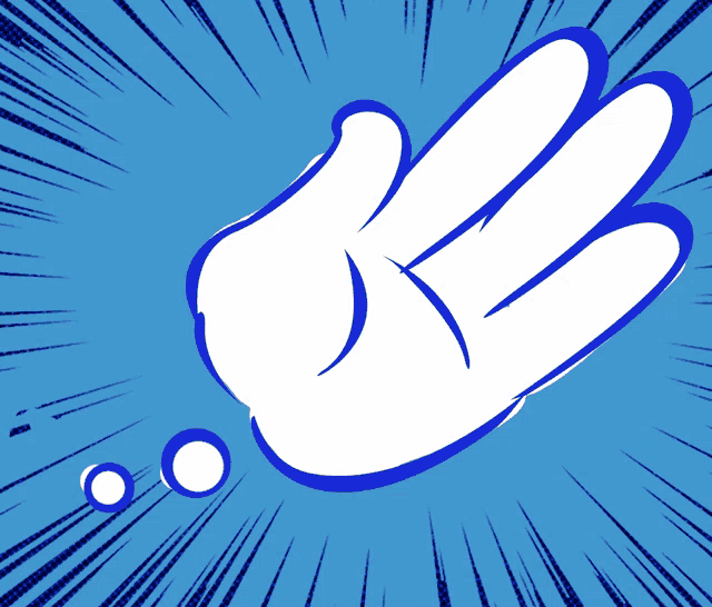 a cartoon hand with the words maligaya may happy ending behind it