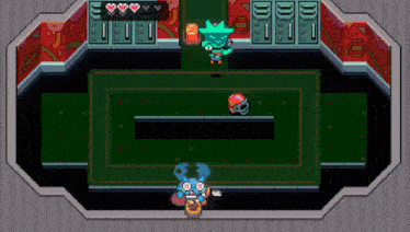 a video game with a cartoon character in a room