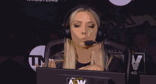 Allie Commentary GIF - Allie Commentary Aew GIFs