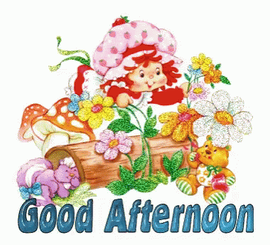 Good Afternoon Glitter GIF - Good Afternoon Glitter Strawberry Shortcake GIFs