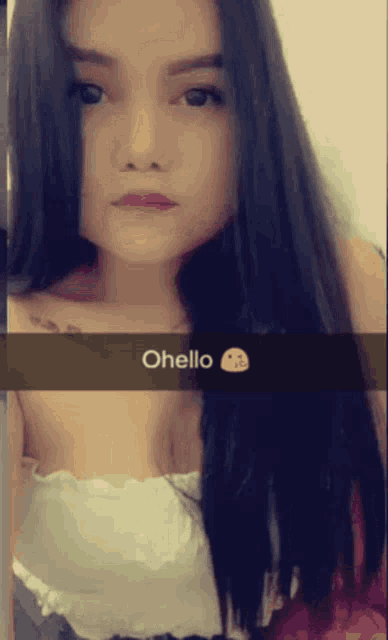 a picture of a woman with the word ohello at the bottom