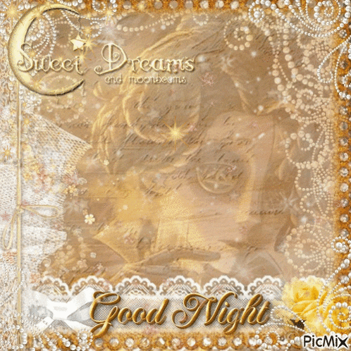 a picture that says sweet dreams good night