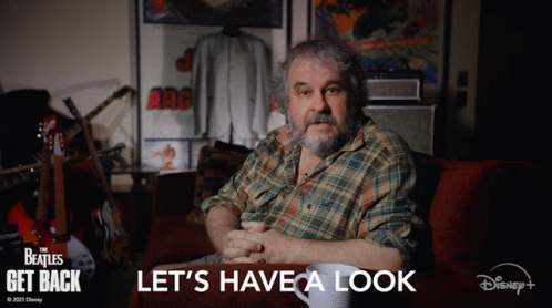 Lets Have A Look At Peter Jackson GIF - Lets Have A Look At Peter Jackson The Beatles GIFs