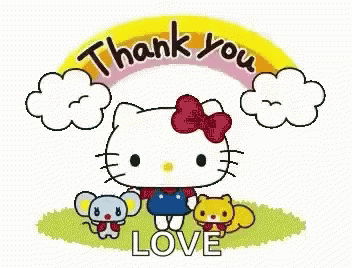 Thank You Love GIF - Thank You Love Hello Kitty GIFs