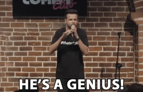 Hes A Genius Hes Smart GIF - Hes A Genius Hes Smart Genius GIFs
