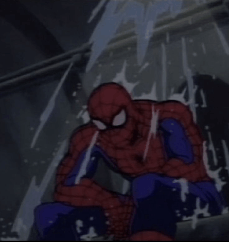 üzgün Spider-man GIF - üzgün Spider-man GIFs