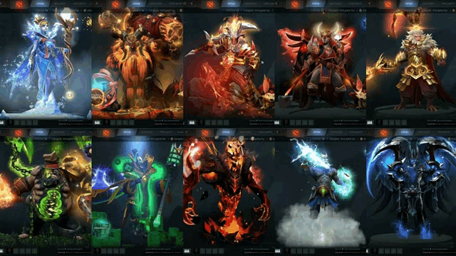 a collage of images from a video game with the letters n on the bottom