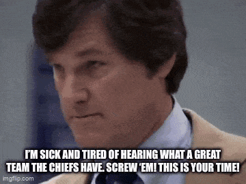 a man in a suit and tie is sick and tired of hearing what a great team the chefs have .