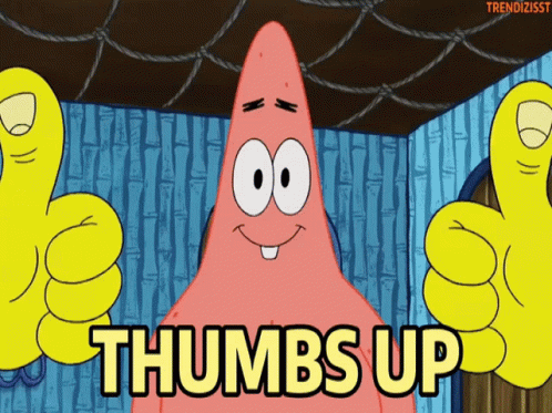 Thumbs Up Patrick Star GIF - Thumbs Up Patrick Star Spongebob GIFs