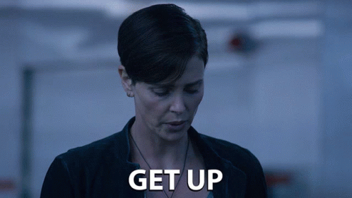 Get Up Lets Go Charlize Theron GIF - Get Up Lets Go Charlize Theron Andromache Of Scythia GIFs