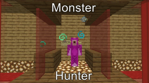 Monster Hunter Minecraft GIF - Monster Hunter Minecraft Video Game GIFs