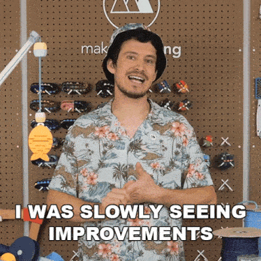 I Was Slowly Seeing Improvements Devin Montes GIF - I Was Slowly Seeing Improvements Devin Montes Make Anything GIFs