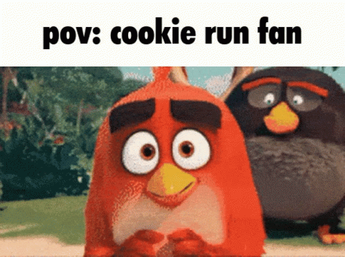 Cookie Run Kingdom Angry Birds GIF - Cookie Run Kingdom Angry Birds Pov GIFs