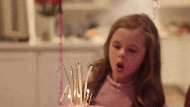 Blow Candle Claire Crosby GIF - Blow Candle Claire Crosby The Crosbys GIFs