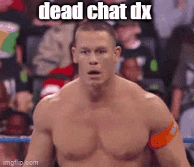 John Cena Dead Chat GIF - John Cena Dead Chat Chat Status GIFs