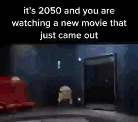 it 's 2050 and you are watching a new movie that just came out and two owls are standing next to each other .