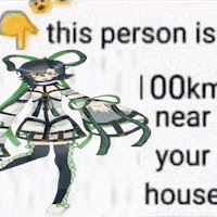 a person is 100km near your house with a picture of a girl