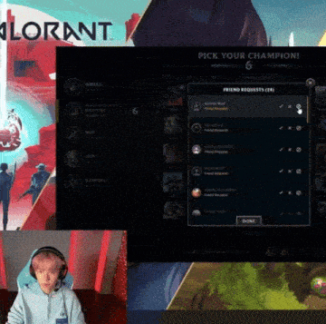 a person is playing a video game with the words pick your champion on the screen
