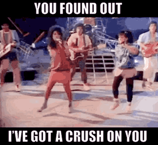 Crush On You The Jets GIF - Crush On You The Jets You Found Out GIFs