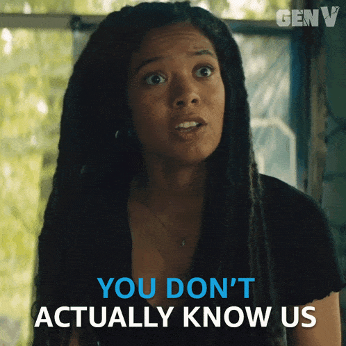 You Don'T Actually Know Us Marie Moreau GIF - You Don'T Actually Know Us Marie Moreau Jaz Sinclair GIFs