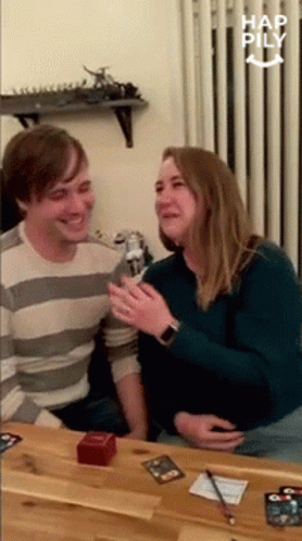 Newly Proposed Happily GIF - Newly Proposed Happily He Proposed GIFs
