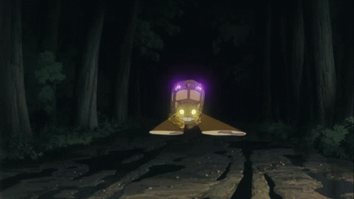 Studio Ghibli Cat Bus GIF - Studio Ghibli Cat Bus Running GIFs