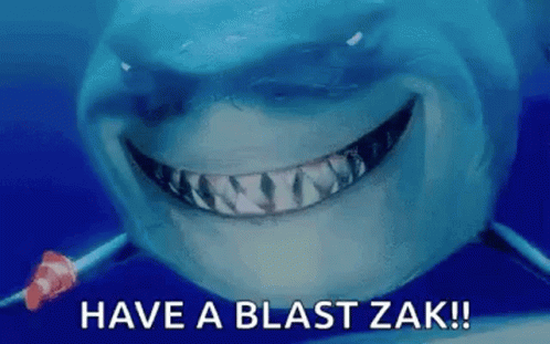 Shark Have A Blast GIF - Shark Have A Blast Zak GIFs