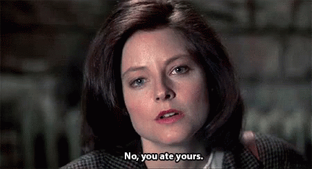 Jodie Foster GIF - Jodie Foster No Ate Yours GIFs