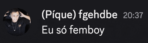 a picture of a man with headphones and the words eu so femboy on the bottom