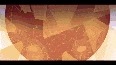a cartoon drawing of a sphere with a cracked crust
