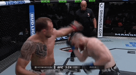 two men are fighting in a boxing ring with a sign that says bud light in the background