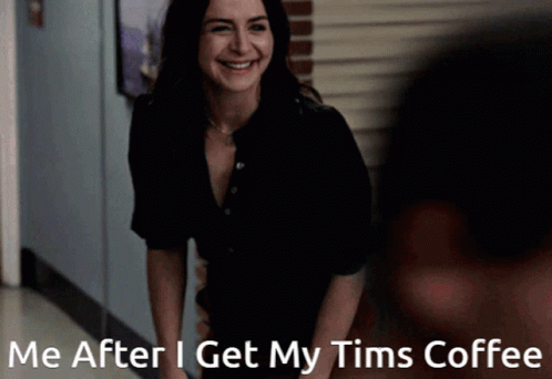 Tim Hortons Me After I Get My Tims Coffee GIF - Tim Hortons Me After I Get My Tims Coffee Tims GIFs