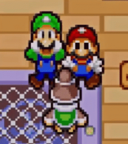 Mario And Luigi Mario Luigi GIF - Mario And Luigi Mario Luigi Gba Scream GIFs