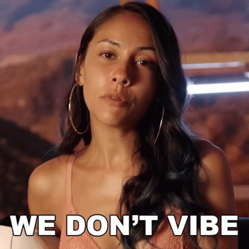 We Dont Vibe Cc GIF - We Dont Vibe Cc Are You The One GIFs