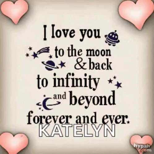 I Love You To The Moon And Back GIF - I Love You To The Moon And Back Heart GIFs