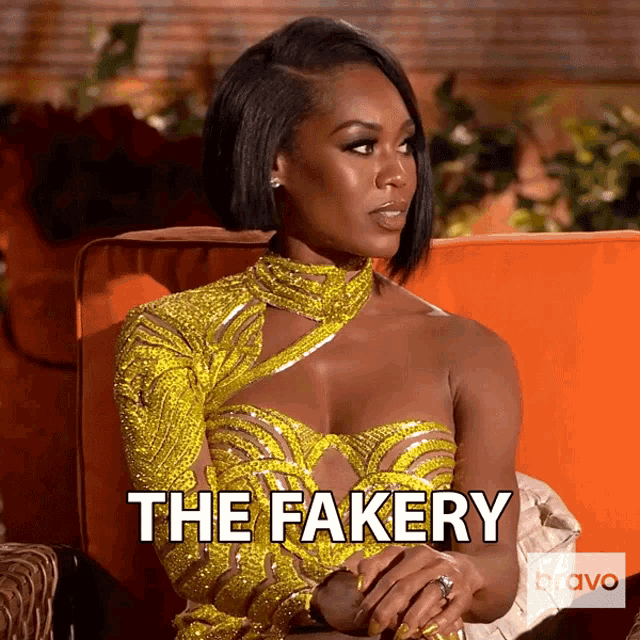 The Fakery Real Housewives Of Potomac GIF - The Fakery Real Housewives Of Potomac False GIFs