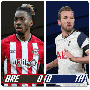 Brentford F.C. Vs. Tottenham Hotspur F.C. Second Half GIF - Soccer Epl English Premier League GIFs