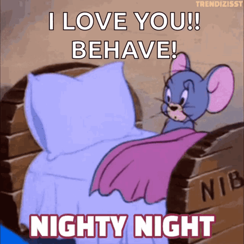 Nighty Night Tom And Jerry GIF - Nighty Night Tom And Jerry Bedtime GIFs
